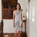 Meet MIL adjustable waist batik dress